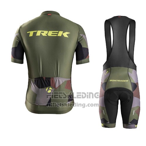 2016 Fietskleding Trek Bontrager Vede Militare Korte Mouwen en Koersbroek